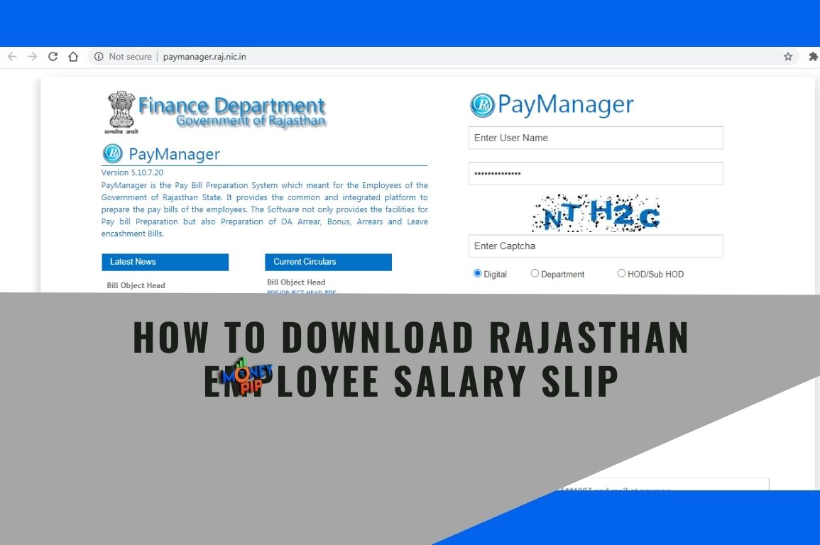 How to Download Rajasthan Employee Salary Slip