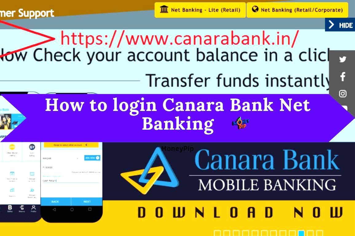 How to login Canara Bank Net Banking