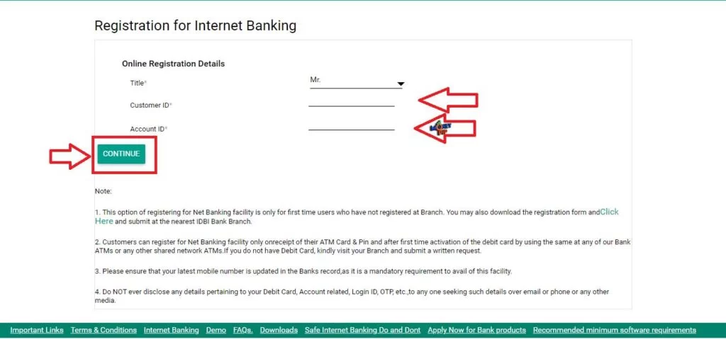 IDBI Internet Banking4.2